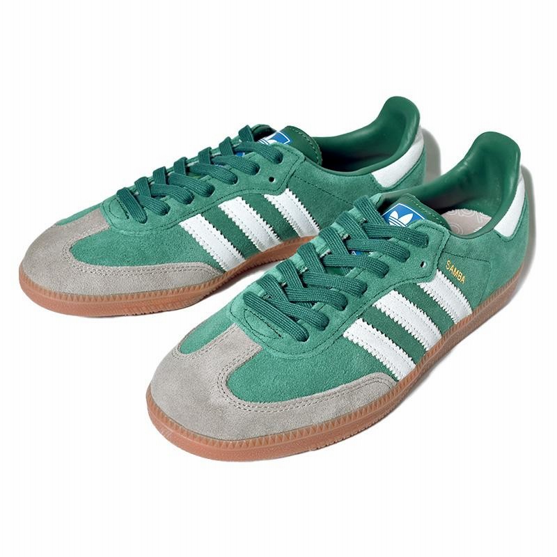 spzl新品 adidas SAMBA OG ID2054 グリーンスエード