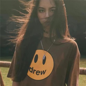 FOG BEE笑臉潮牌美式高街短袖t恤