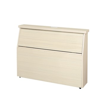 【顛覆設計】簡約插座床頭箱(單大3.5尺)雪松色