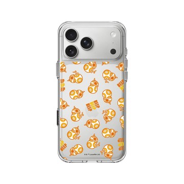 iPhone 17 Pro Max Clear Case（相機按鈕） 透明 - 迪士尼-星際大戰 Star Wars - Pattern BB8-Galaxy