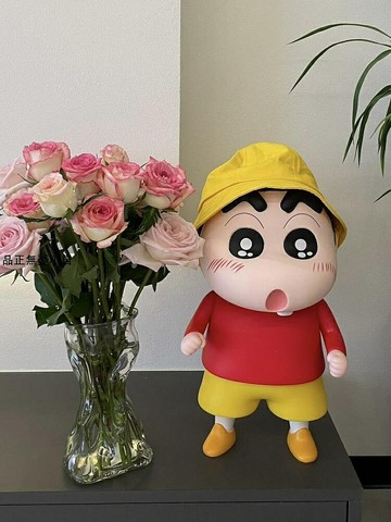 手辦蠟筆小新手辦擺件玩偶模型公仔客廳可愛周邊生日禮物人物卡通