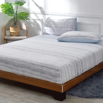 La Belle 藍莓千層 眠綿冰涼感床包枕套組 (單人/雙人/加大) - 加大180X186CM