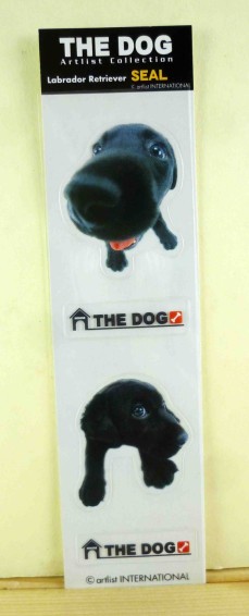 【震撼精品百貨】新大頭狗_The Dog~透明細長貼紙-拉不拉多