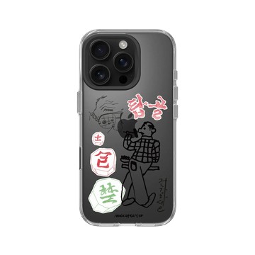 iPhone 16 Pro Clear Case（相機按鈕） 透明 - MUG CUP GUY - 首爾背影