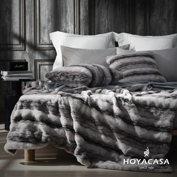 【HOYACASA】慕雪仿兔毛絨毯(150x210cm)