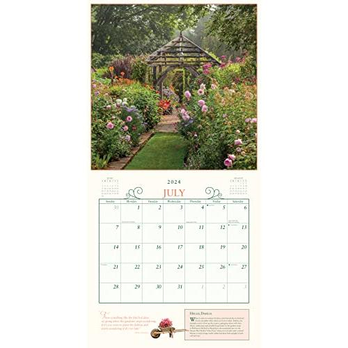 Secret Garden Wall Calendar 2024: A Meditative Calendar That Unites the