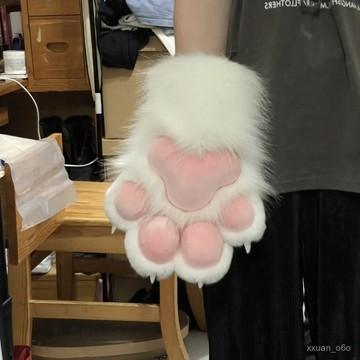 大促優惠囉😊獸裝fursuit成品獸爪 彩色貓爪 cos全裝配件furry爪子成品掉落