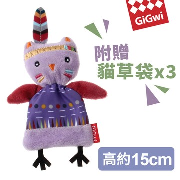 【SofyDOG】GiGwi就是愛貓草-印地安貓頭鷹【APP下單天天10%點數回饋】