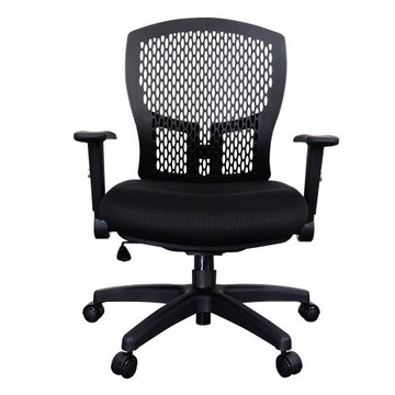 【H&R安室家】台製彈力人體工學護腰椅(電腦椅/辦公椅/升降椅/書桌椅)