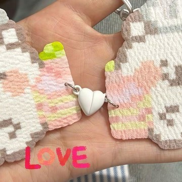 夯貨🏆本土直出✨愛心心形磁扣 diy 材料 手鍊項鍊鏈接扣 磁性扣尾鏈鏈接扣吸鐵石掛件 手工飾品配件
