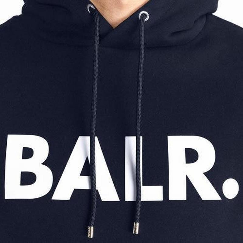 ボーラー BALR スウェット グレー 裏起毛 ロゴ-