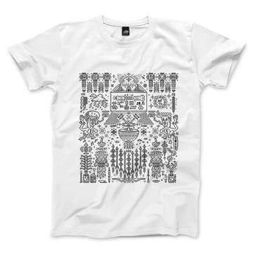 跩屁 - 白 - 中性版T恤