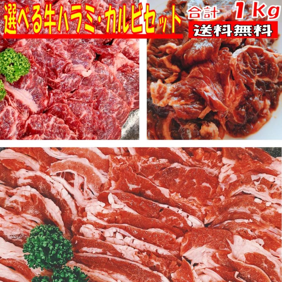 肉 バーベキュー 食材 牛肉 焼肉セット バーベキュー 肉 タレ漬け ハラミ BBQ 肉 バラ カルビ バーベキューセット 食材 焼肉 ハラミ 1kg 4〜6人前