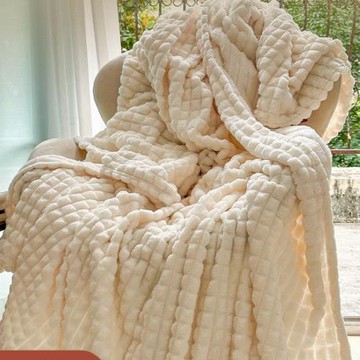 冬季辦公室午睡披肩毛毯牛奶絨空調毯子沙發蓋毯珊瑚絨小被子加厚