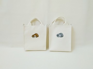 斜背包 肩背包 迷你方包 手提袋 手機袋 愛睡覺貓咪