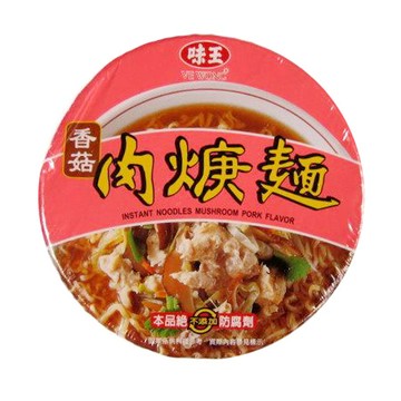 味王香菇肉羹碗麵/85g/12入