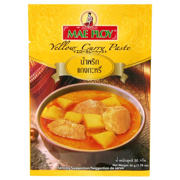 Mae Ploy Yellow Curry Paste メープロイ イエローカレーペースト  50g