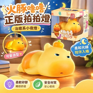 爆款免運🔥嚴選🔥正版嚕嚕拍拍夜燈 桌面玩具 發光玩具 嚕嚕拍拍燈 桌面擺件 嚕嚕小夜燈 可愛造型燈 夜間陪伴燈 創意