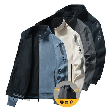 HeHa 立領雙面棒球外套 四色
