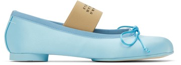 MM6 Maison Margiela 蓝色 Anatomic 芭蕾鞋