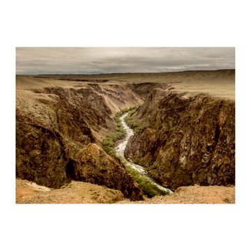 LIGHTO 掛畫｜張靖驩｜Road to Kolsay Lake 02 - 霧金色鋁框-30 x 42cm