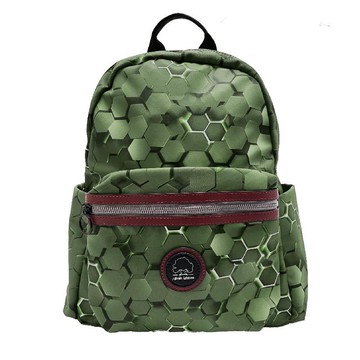 【Sylvain Lefebvre希梵】輕鬆系防潑水後背包-綠蜂彩映(大款)