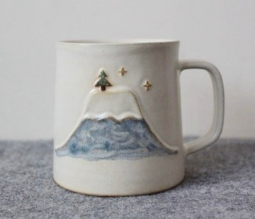 星空版 富士山咖啡杯