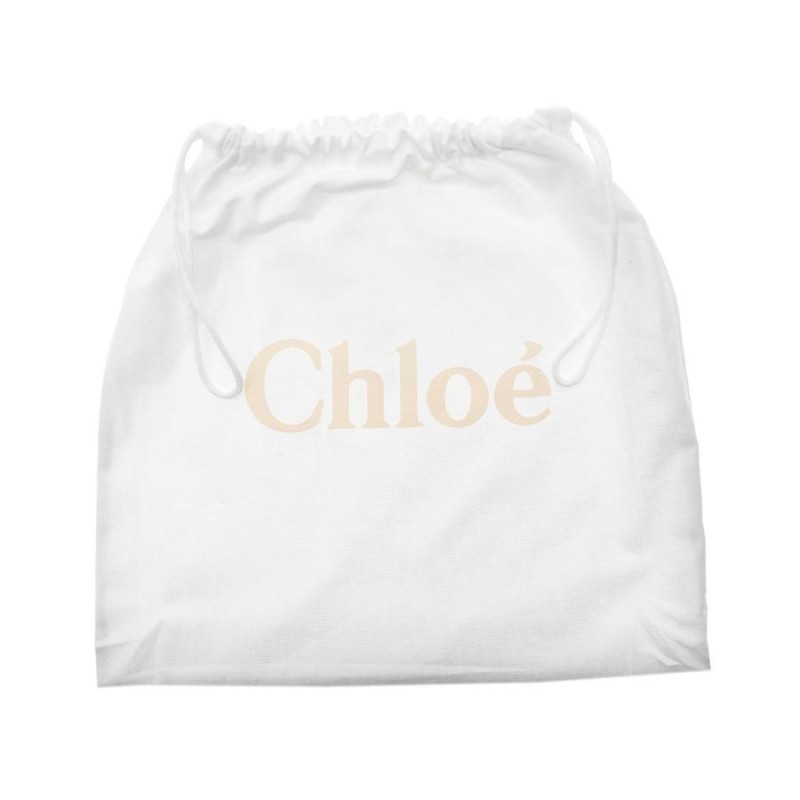 Chloe woody ミニ トートバッグ ホワイト ブラウン CHC22AP237I2690U