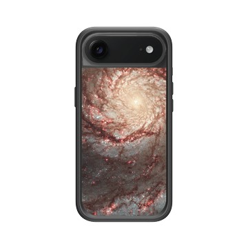 iPhone Air Mod NX -邊框背蓋組合 (相機按鈕) 黑 - NASA - The Two-faced Whirlpool Galaxy