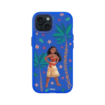 iPhone 15 Clear 激光藍 - 迪士尼-公主系列 Disney Princess - 莫娜公主