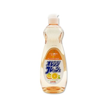 Rocket 日本火箭石鹼-AWAS酵素濃縮洗碗精-柑橘香600ml/橘瓶(鍋碗瓢盆餐具除乾硬油污清潔劑)