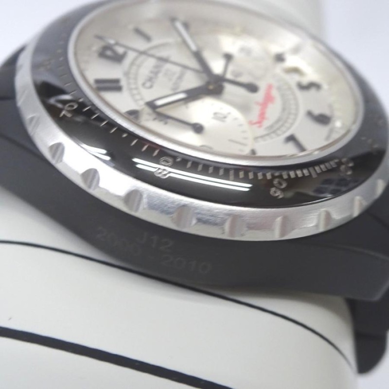 Ft591701 シャネル 腕時計 J12 スーパーレッジェーラ シルバー文字盤 ...
