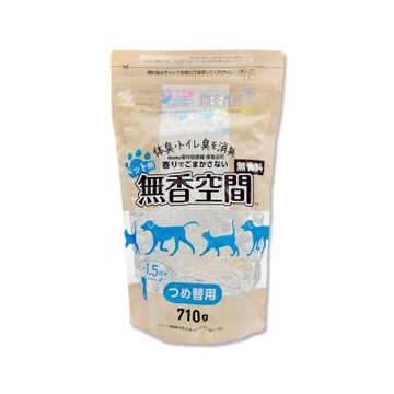 日本小林製藥-寵物專用無香空間室內異味消臭珠除臭劑補充包710g/袋(Kobayashi分解毛孩尿騷便臭,居家放置型空氣清新,寵物籠貓砂盆淨味晶球)