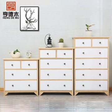 簡約現代五斗櫥北歐儲物柜臥室客廳收納柜五斗柜抽屜式轉角柜