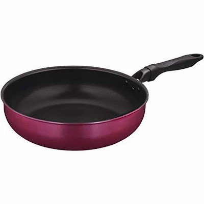 サーモス デュラブルシリーズ 炒め鍋 30cm レッド IH対応 KFF-030D R