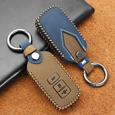 ONTTO トヨタ スマート キーケース キーカバー オシャレ 手触りいい 高級 キーホルダー Toyota ノア80系 ヴォクシー80系