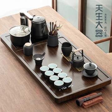 天生大器功夫茶具套裝家用茶盤輕奢全自動一體辦公室客廳高端茶臺