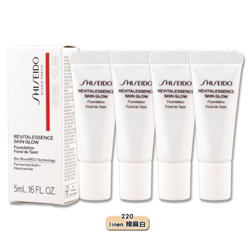 【SHISEIDO 資生堂】超聚光活膚粉底精華 5ML x 4