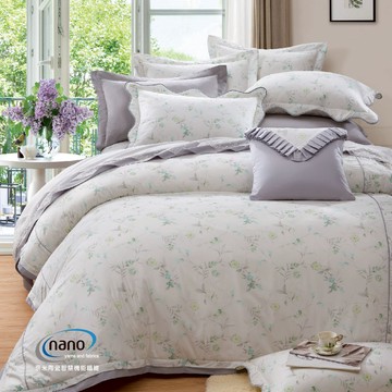 七件式床罩組/純粹好棉/2305瓔珞(綠)