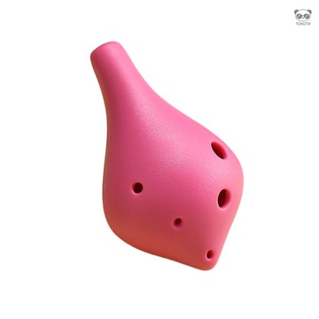 6孔中音C調陶笛 樹脂材質 粉色 起訂量5個