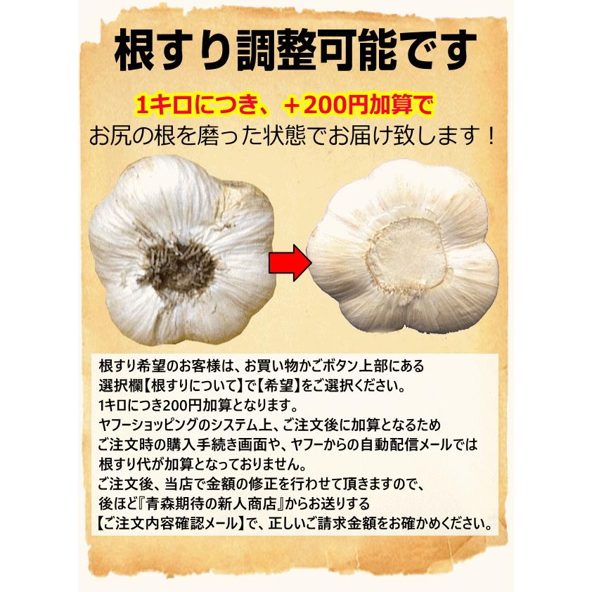 青森 にんにく 1kg 青森 訳あり Mサイズ以上大玉混合 C品 並級 国産 ニンニク 中国産と比べて