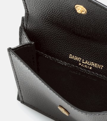 Saint Laurent Uptown leather card case
