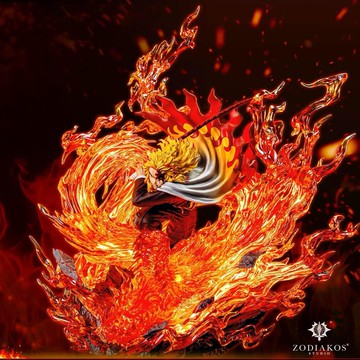 新品優惠！！！鬼滅之刃GK炎柱煉獄杏壽郎手辦盲盒擺件周邊禮物禰豆子炭治郎玩具