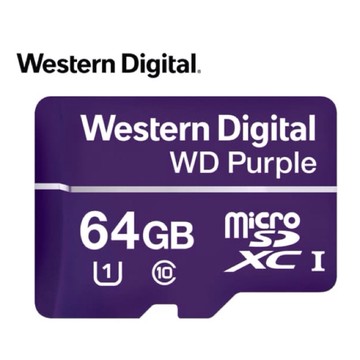 【星視錄】現貨監控專用記憶卡WD 紫標TF附SD大卡轉接 64G 128G高耐寫監控記憶卡