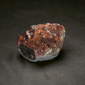 印度外星人紫水晶簇｜328.8g 也稱紅頭極光水晶 空間擺件 天然水晶 S25BU02-006