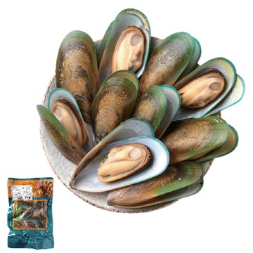 [家速配]熟凍全殼淡菜(每包500克)因各地區供貨商不同，實際出貨包裝以出貨店庫存為準。