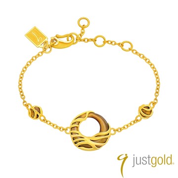 【Just Gold 鎮金店】飛 •凡系列 純金手鍊
