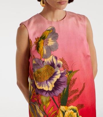 Alémais Inez ombré linen-blend minidress