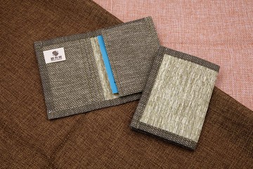 【紙布家】紙線編織 名片套/卡片套 草編綠