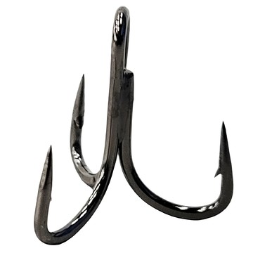 MUSTAD 慕斯達 挪威鉤 鎖顎 3倍強 三本鉤 TG77NP-BN 8 14mm  8  14mm  1組  黑鎳色